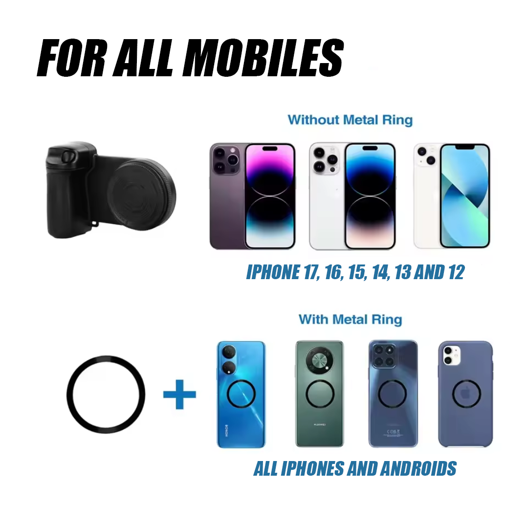 Magnetic Grip for Mobile Photography