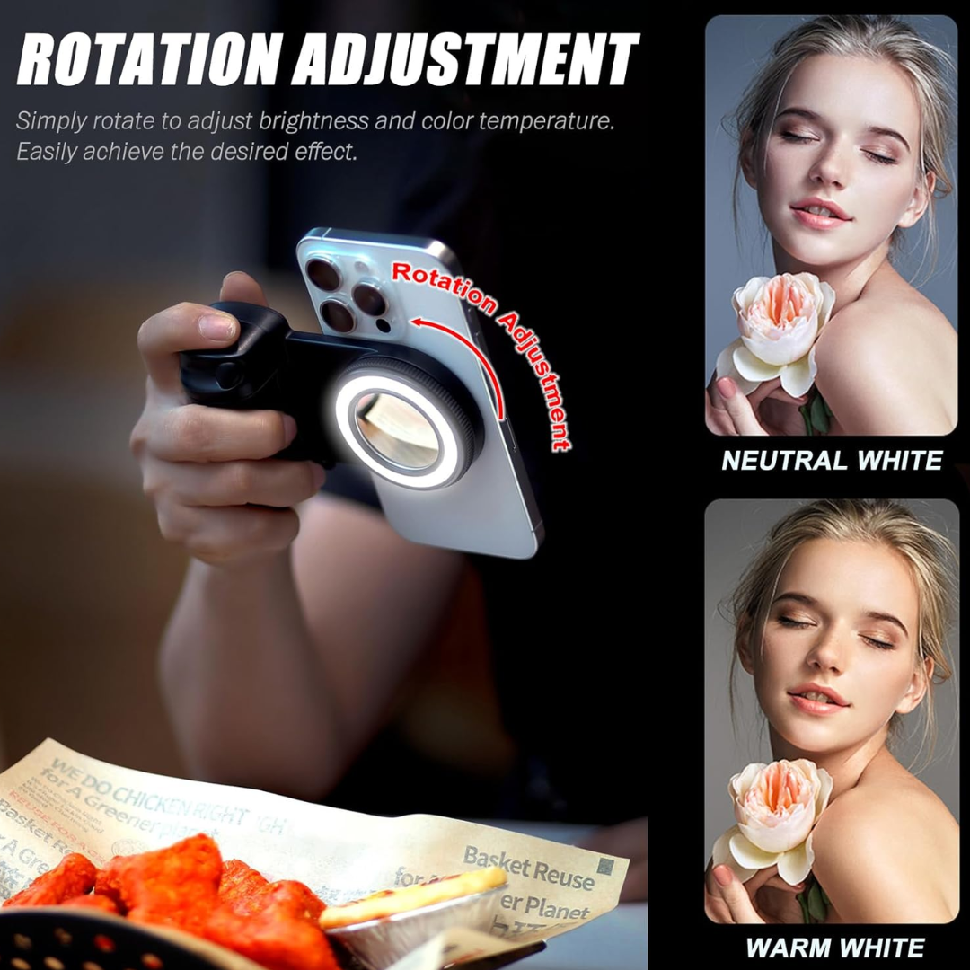 Empuñadura Magnética para Fotografía móvil